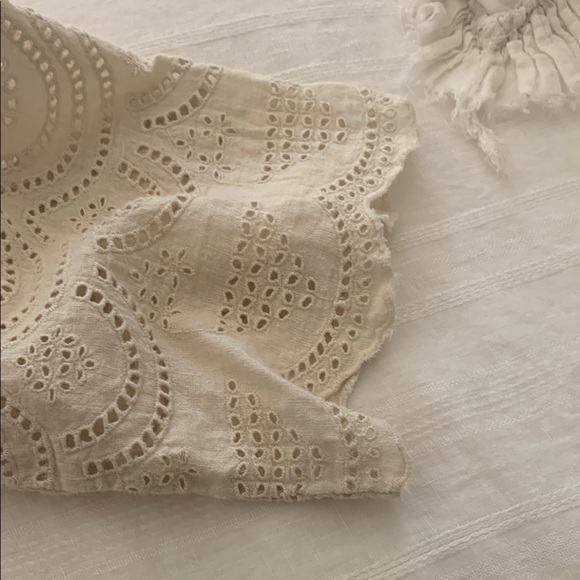 Cream Embroidered Women's Jacket - Picture 6 of 7